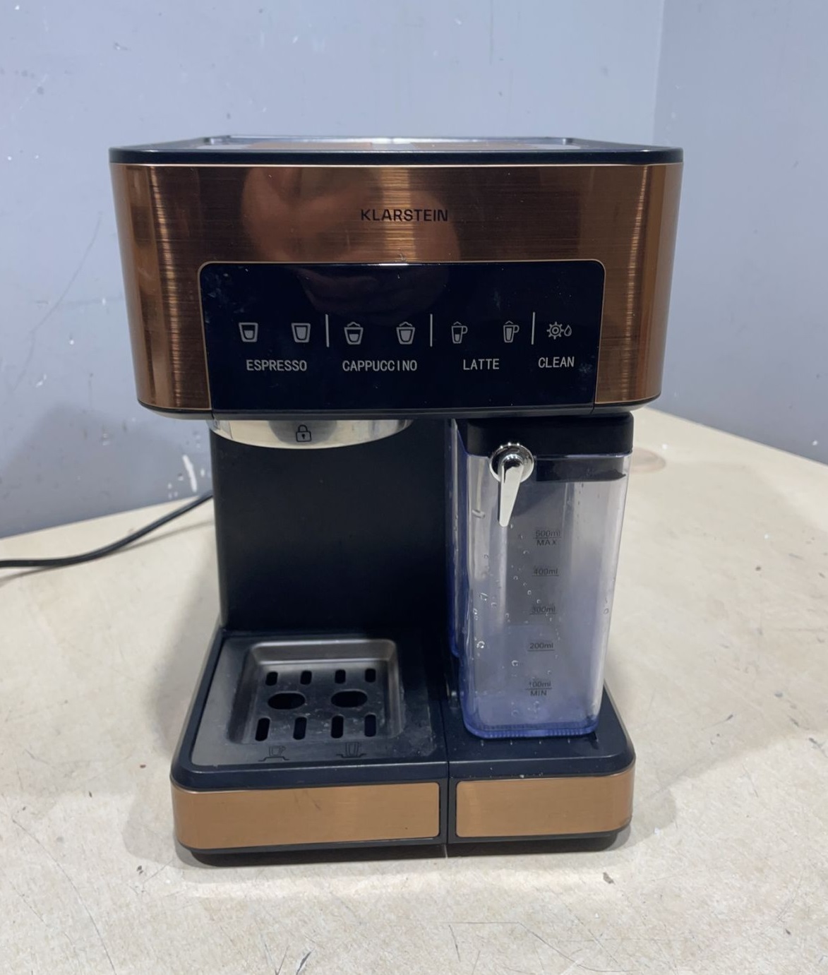 Кавоварка ріжкова Klarstein Arabica Comfort Gold Lila (10041524) 20 бар